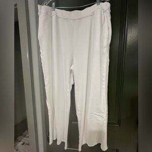 Eileen Fisher Cotton Raw Edge Sweatpants